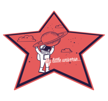 Tapis vinyle pour enfants astronaute explorateur d'étoiles - TenStickers