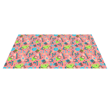 Tapis vinyle autres tapis géométrie ludique - TenStickers