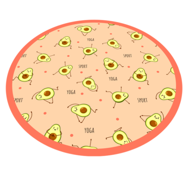 Tapis vinyle pour enfants jeu d'activité sur l'avocat - TenStickers