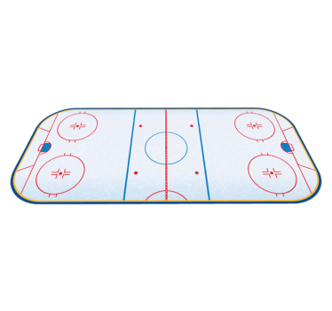 Tapis de jeu pour enfants Terrain de hockey sur glace - TenStickers