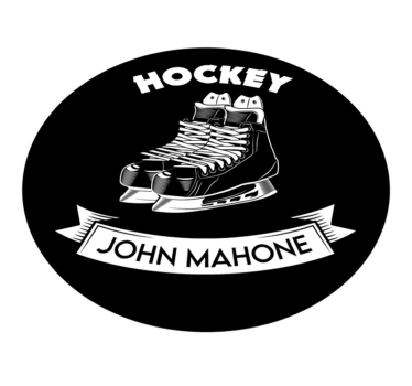 Tapis vinyle personnalise Patin de hockey sur glace - TenStickers