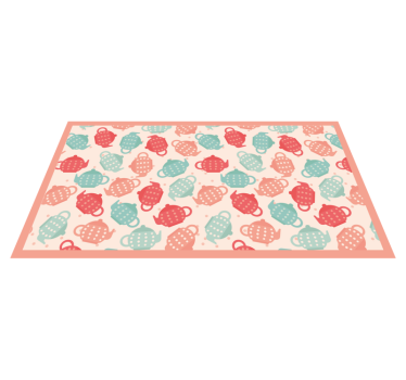 Tapis vinyle autres tapis modèles de théière - TenStickers