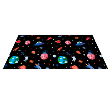 Tapis vinyle autres tapis impression d'aventure spatiale - TenStickers
