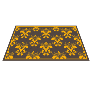 Tapis vinyle vintage arrangement botanique gracieux - TenStickers