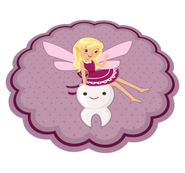 Tapis vinyle pour enfants fée et dent - TenStickers