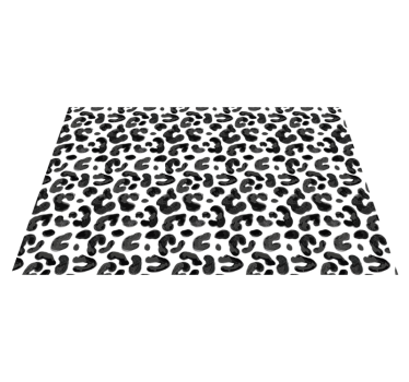 tapis salon Imprimé animal noir - TenStickers