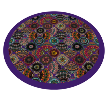Tapis vinyle carreaux de ciment vintage coloré - TenStickers