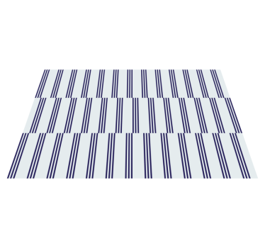 Tapis vinyle salon motif rayé bleu marine - TenStickers
