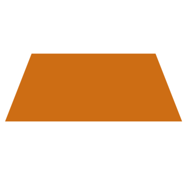 Tapis vinyle salon surface orange monochrome - TenStickers