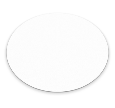 Tapis vinyle salon moderne blanc rond - TenStickers