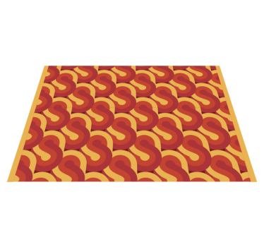 Tapis vinyle vintage design rétro dynamique - TenStickers