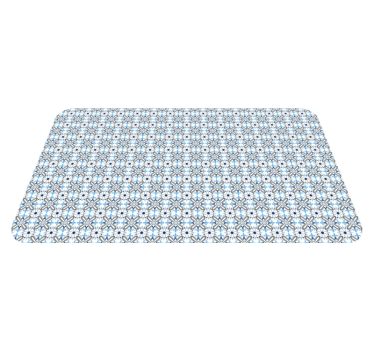 Tapis mosaique vinyle arrangement élégant d'azur - TenStickers