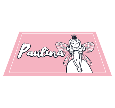 Tapis vinyle autres tapis fée avec nom - TenStickers