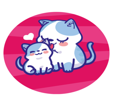 Tapis vinyle autres tapis compagnons félins câlins - TenStickers