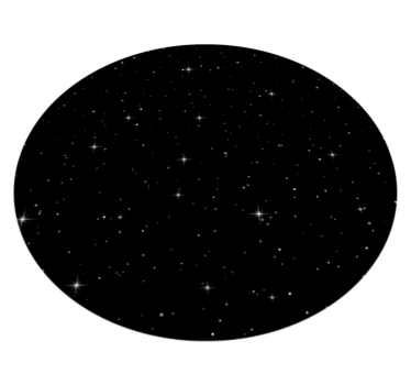 Tapis vinyle étoile vision nocturne étoilée - TenStickers