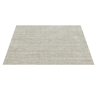 Tapis vinyle salon motif effet texture de lin brun clair - TenStickers