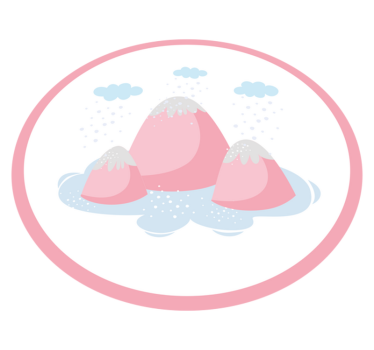 Tapis vinyle pour enfants scène de montagne enneigée - TenStickers