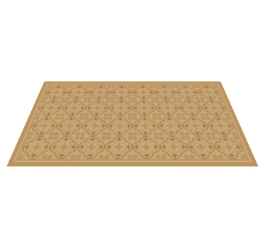 Tapis vinyle salon motif de tuile géométrique - TenStickers