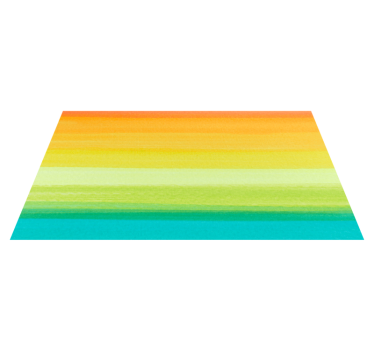 Tapis vinyle salon lignes de dégradé vibrantes - TenStickers