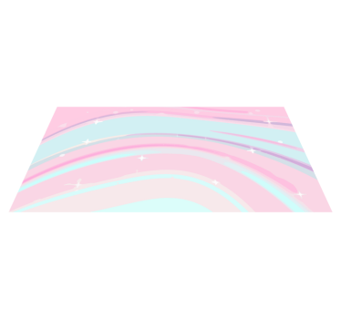 Tapis vinyle autres tapis styles de vagues animés - TenStickers