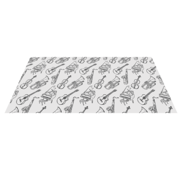 Tapis vinyle autres tapis modèle d'instruments de musique - TenStickers