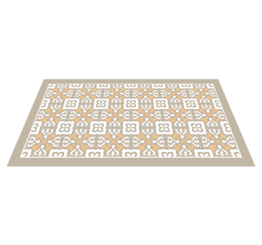 Tapis mosaique vinyle accents élégants et graphiques - TenStickers