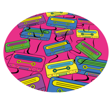 Tapis vinyle autres tapis cassettes vives - TenStickers