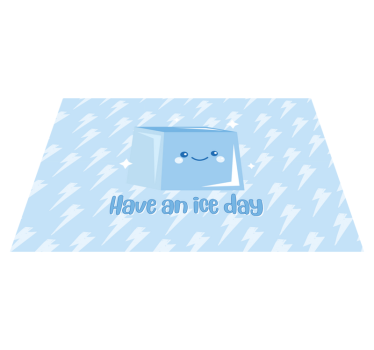 Tapis vinyle pour enfants prendre une glace - TenStickers