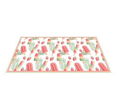 Tapis vinyle autres tapis friandises glacées colorées - TenStickers