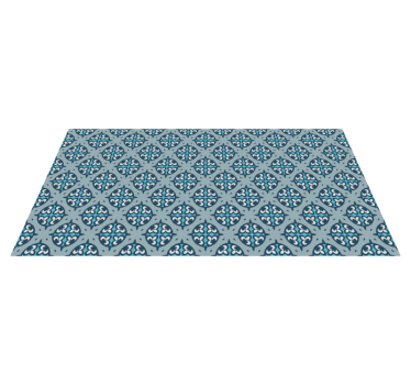 Tapis mosaique vinyle carreaux à motifs fantaisistes - TenStickers