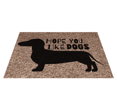 Tapis mosaique vinyle j'espère que tu aimes - TenStickers