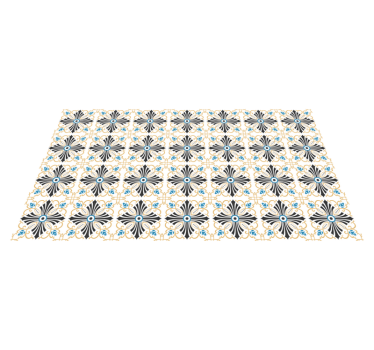 Tapis mosaique vinyle style mosaïque élégant - TenStickers