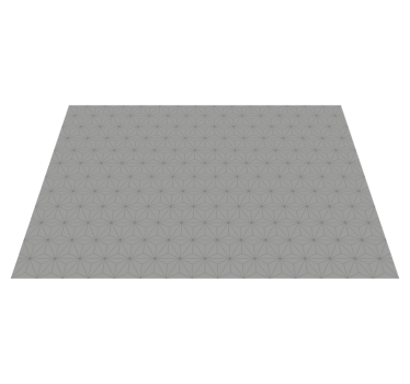 Tapis vinyle carreaux de ciment motif géométrique gris - TenStickers