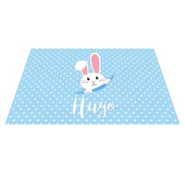 Tapis vinyle autres tapis lapin et taupes - TenStickers