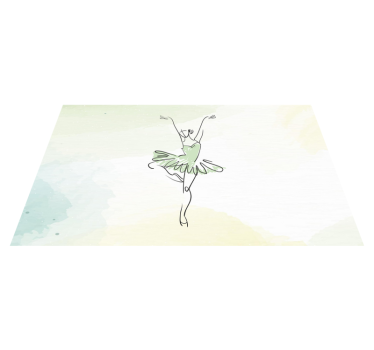 Tapis vinyle autres tapis aperçu du danseur de ballet - TenStickers