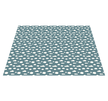 Tapis vinyle pour enfants motif de nuages - TenStickers