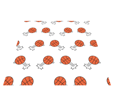 Tapis vinyle autres tapis modèle de mouvement de basket-ball - TenStickers