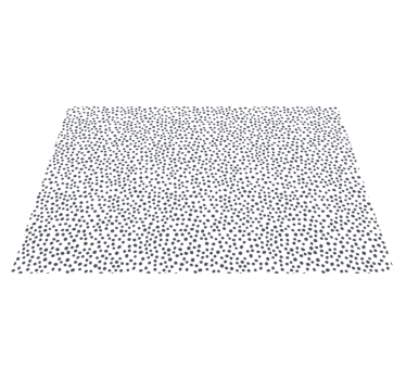 Tapis vinyle autres tapis motif à pois noirs - TenStickers