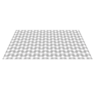 Tapis salon vinyle gris apaisant de style nordique - TenStickers