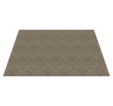 Tapis vinyle vintage motif baroque élégant - TenStickers