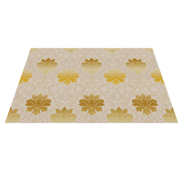 Tapis vinyle vintage élégance du motif baroque - TenStickers