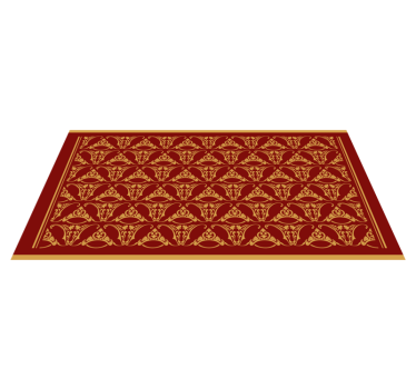Tapis vinyle vintage élégance inspirée du mandala - TenStickers