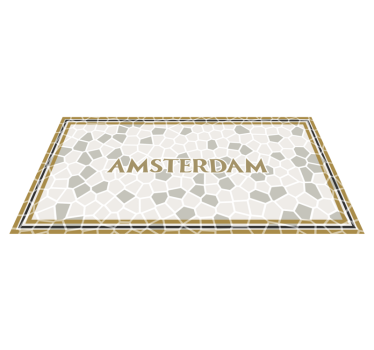 Tapis mosaique vinyle mosaïque d'amsterdam - TenStickers