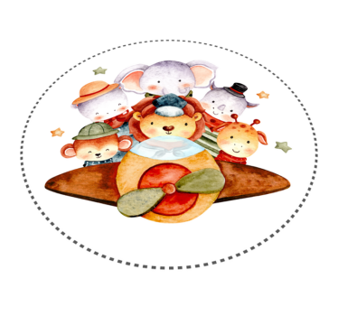 Tapis vinyle enfant compagnons d'enfants - TenStickers