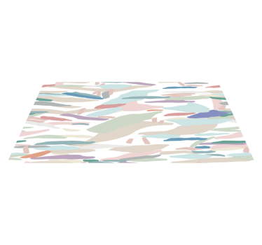 Tapis vinyle minimaliste camouflage abstrait couleur pastel - TenStickers