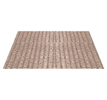Tapis vinyle motif imitation jonc tressé - TenStickers