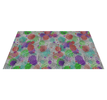 Tapis vinyle pavés Gaudi colorés - TenStickers