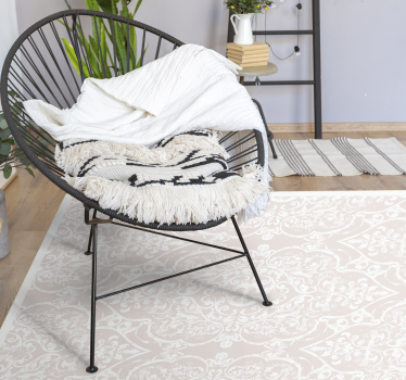 Tapis vinyle salon design à motifs élégants - TenStickers