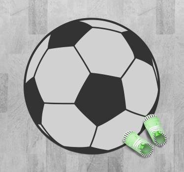Tapis vinyle jeux sphère de football - TenStickers