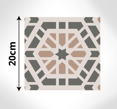 Tapis vinyle carreaux de ciment portugais gothiques - TenStickers